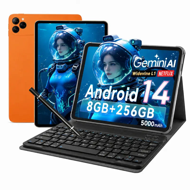 10.1 inch Tablet Holiday Gift Bundle with Keyboard, Mouse, Stylus and Case