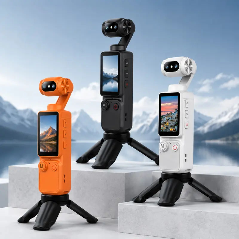 1080p HD Portable Video Recorder with 180° Rotatable Lens