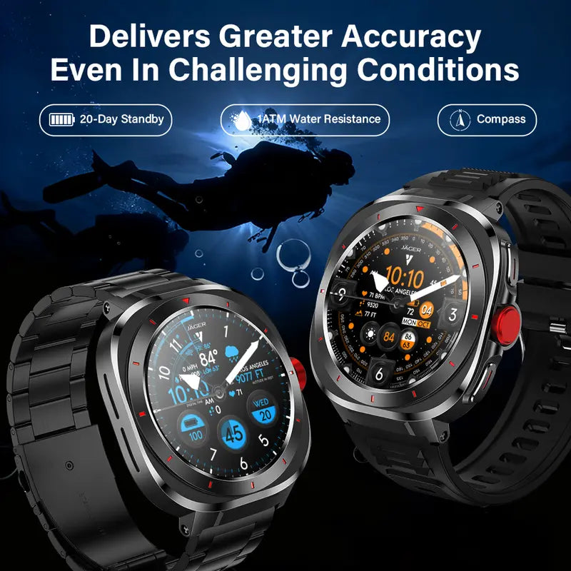 Ultra HD 1.39" Oval Smart Watch Bracelet