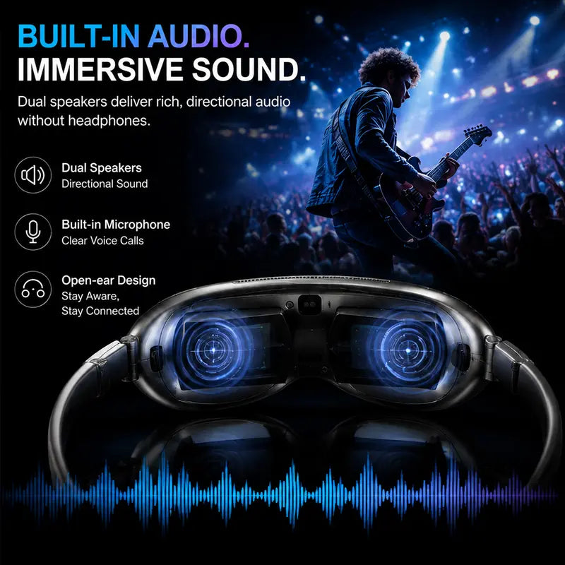 Vision MINI Smart Glasses 1.8" LCD