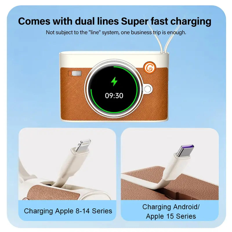 HDM M3 10000mAh Power Bank with Touch Screen and Speaker