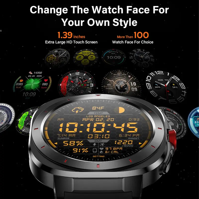 Ultra HD 1.39" Oval Smart Watch Bracelet