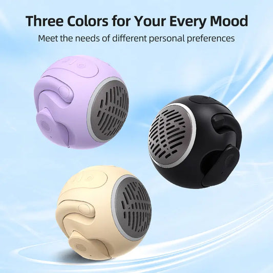 2-in-1 Portable Bluetooth Earbuds, High-Quality Mobile Headphones with Compact Mini Speaker, Crystal HiFi Audio, Noise Cancelling, Waterproof USB-Type-C, 95g Ultra-Light Build, Sound Iso., Gym Use, Glow for Night Runs, Graduation Gift for Campus Students