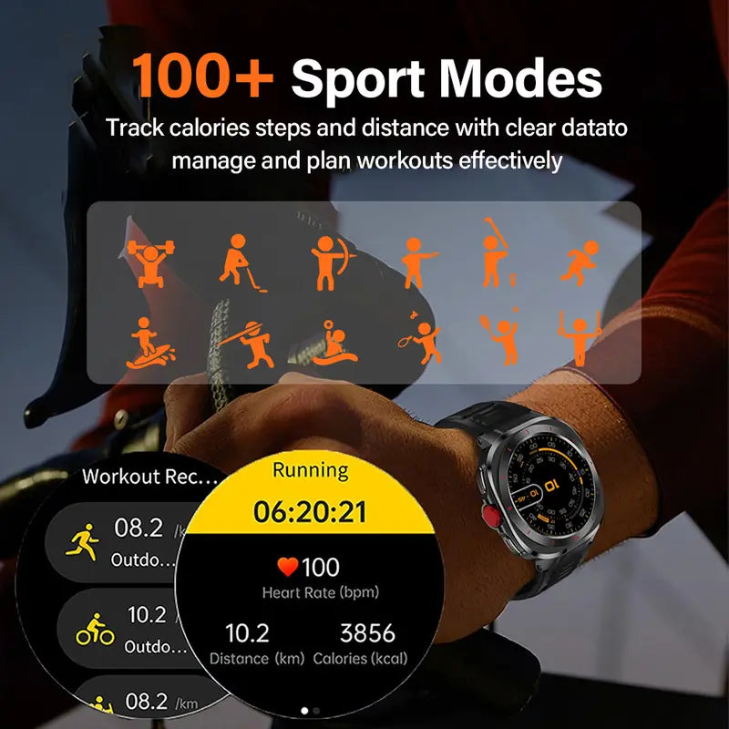Ultra HD 1.39" Oval Smart Watch Bracelet