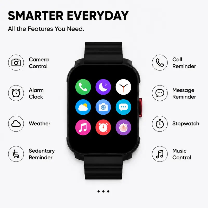 Women's Slim Lightweight Silicone Smartwatch Tracker - HD Clock Display, Bluetooth Calls, Calorie Tracker, Dual-Band Design, Wrist Music Controls, 180mAh, Nylon/Silicone Straps