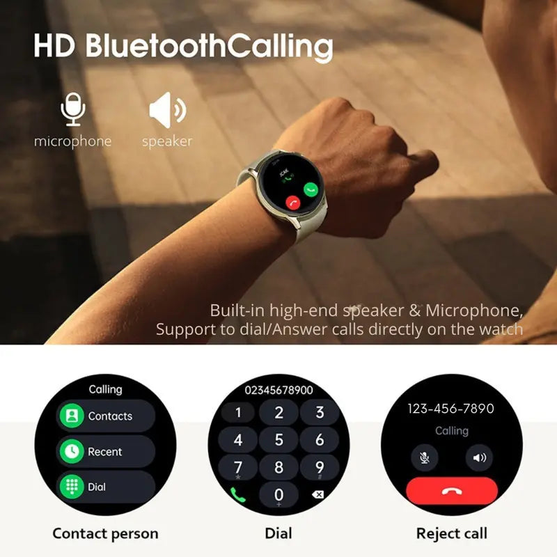 Women's HDM Gift-Ready Smart Wristwatch with AMOLED Screen
